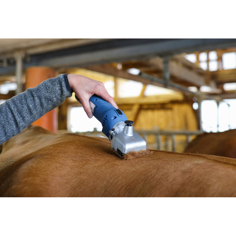 Tondeuse Clipster FarmClipper sans fil pour le bétail avec 2 batteries