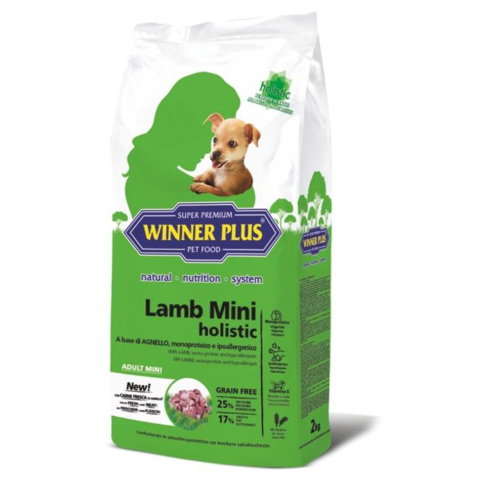 Winner Plus Holistic Lamb Mini avec agneau 2 kg