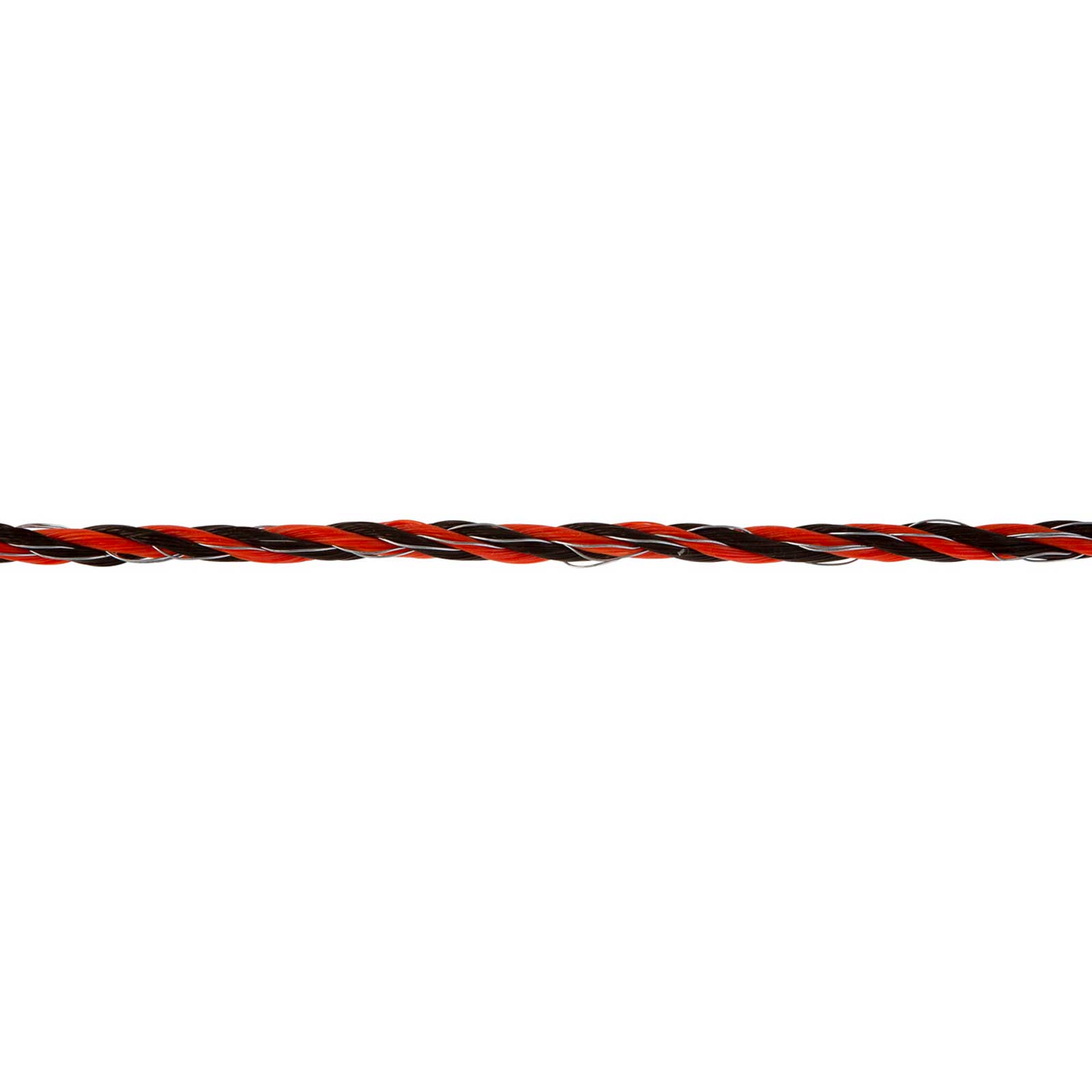 Corde de clôture électrique AKO PremiumLine 400m, Ø 6,5mm, 6x0.20 Niro + 3x0.25 cuivre, orange-marron