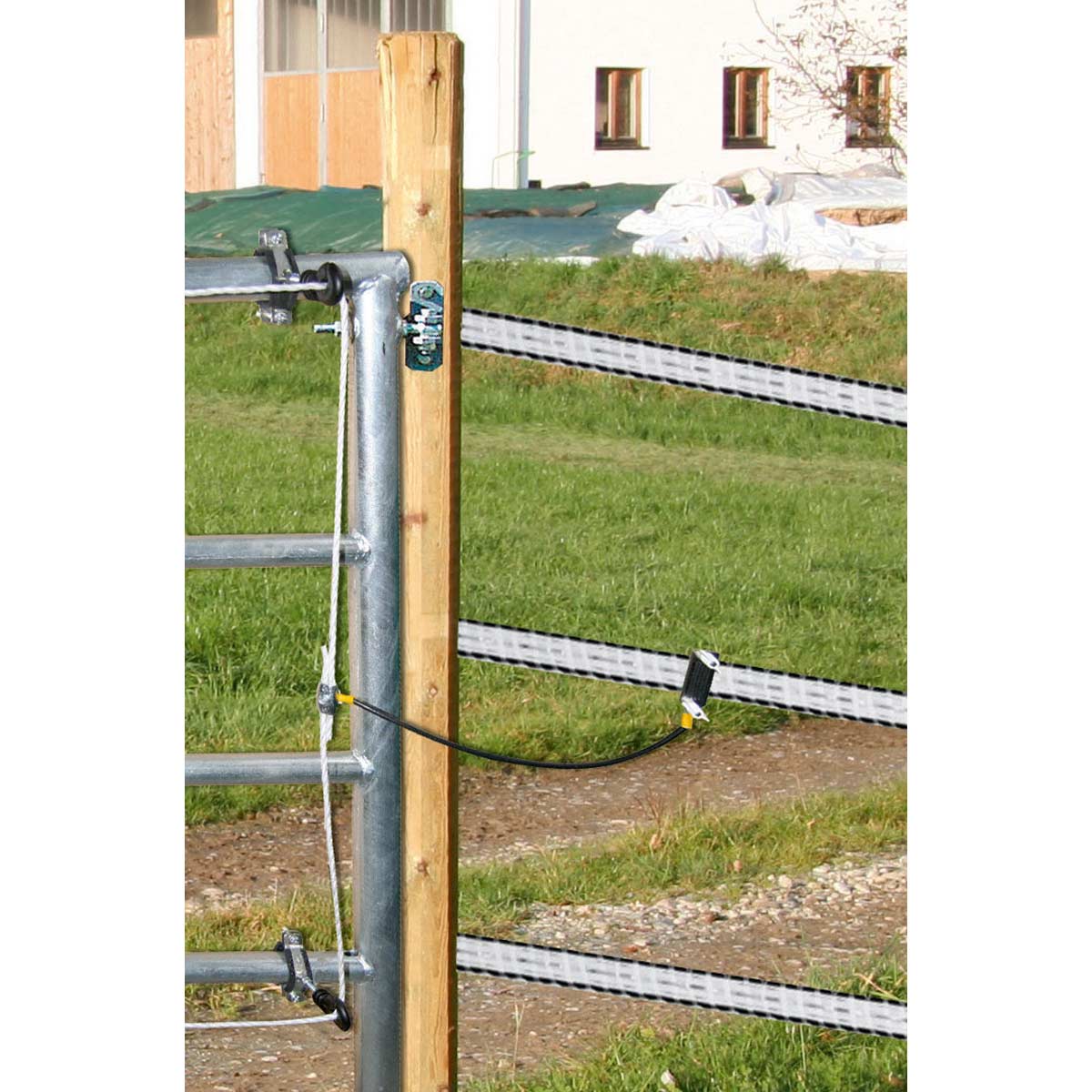 Kit électrique pour portes de clôture
