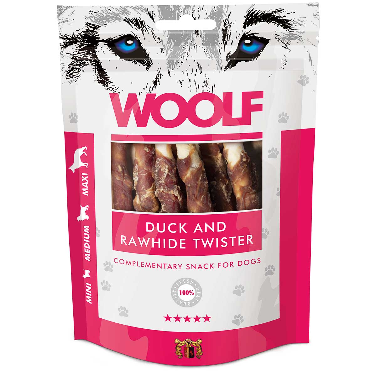 Woolf friandise pour chiens canard Twister