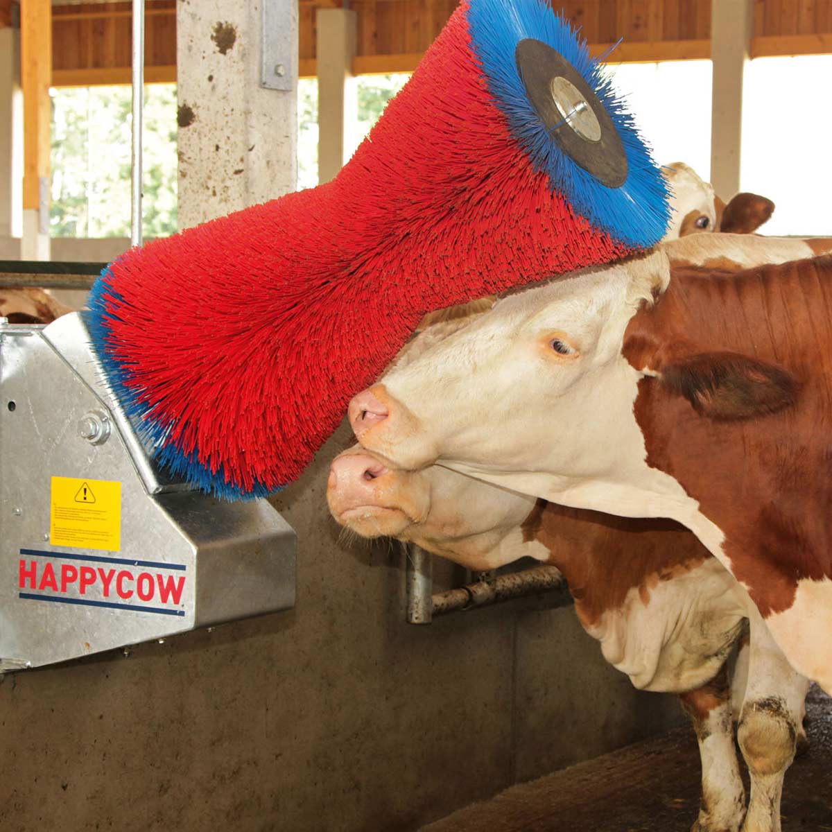 Machine à nettoyer les vaches Happycow Uno avec des poils en PP