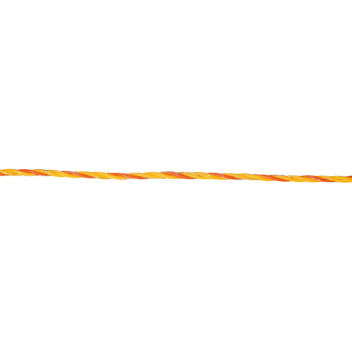 Fil de clôture électrique AKO EconomyLine 250m, 3x0.16 Niro, jaune-orange