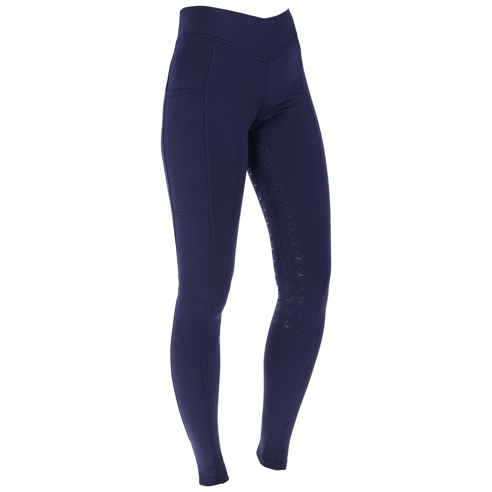 Covalliero Leggings d'équitation pour enfants ClassicStar bleu 128/134