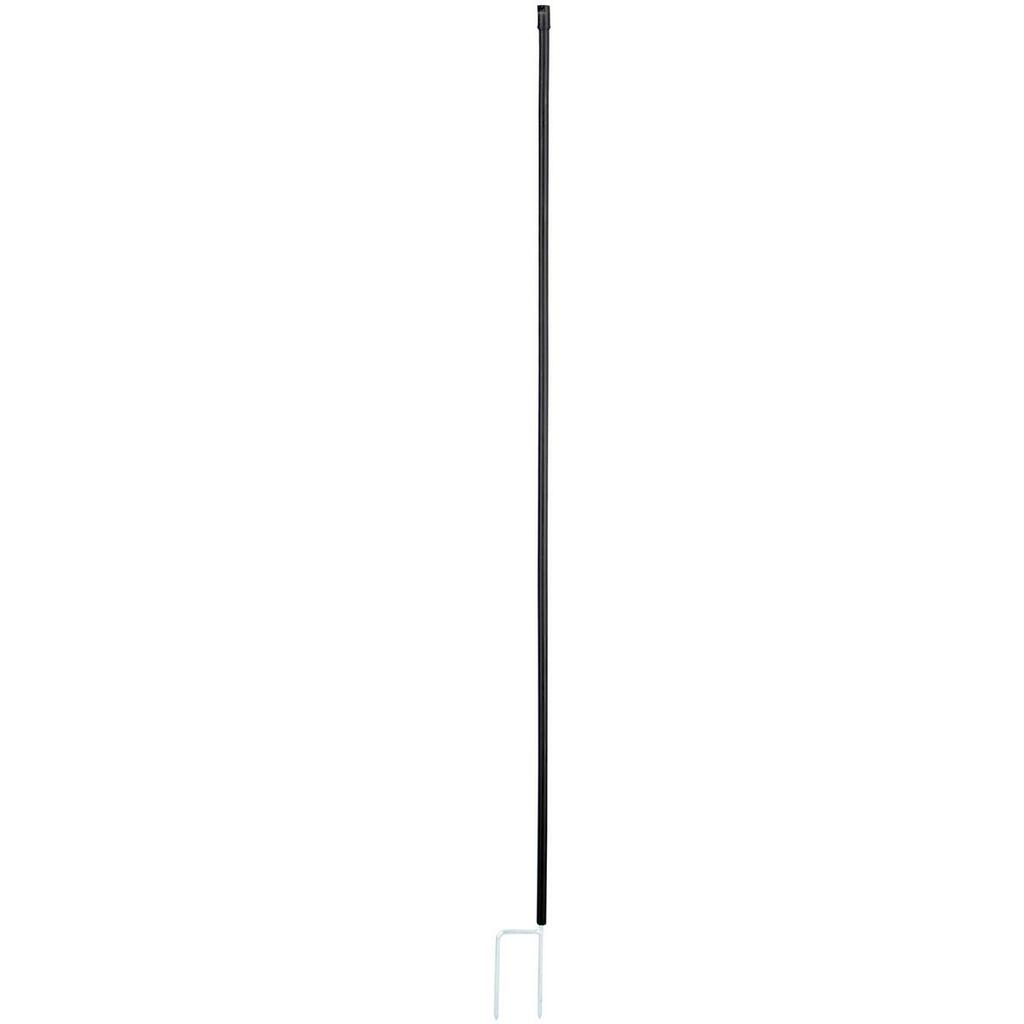 Piquet de rechange pour filet de clôture, double pointe, noir 112 cm
