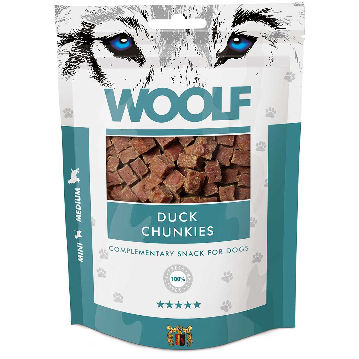 Woolf friandises pour chiens canards Chunkies