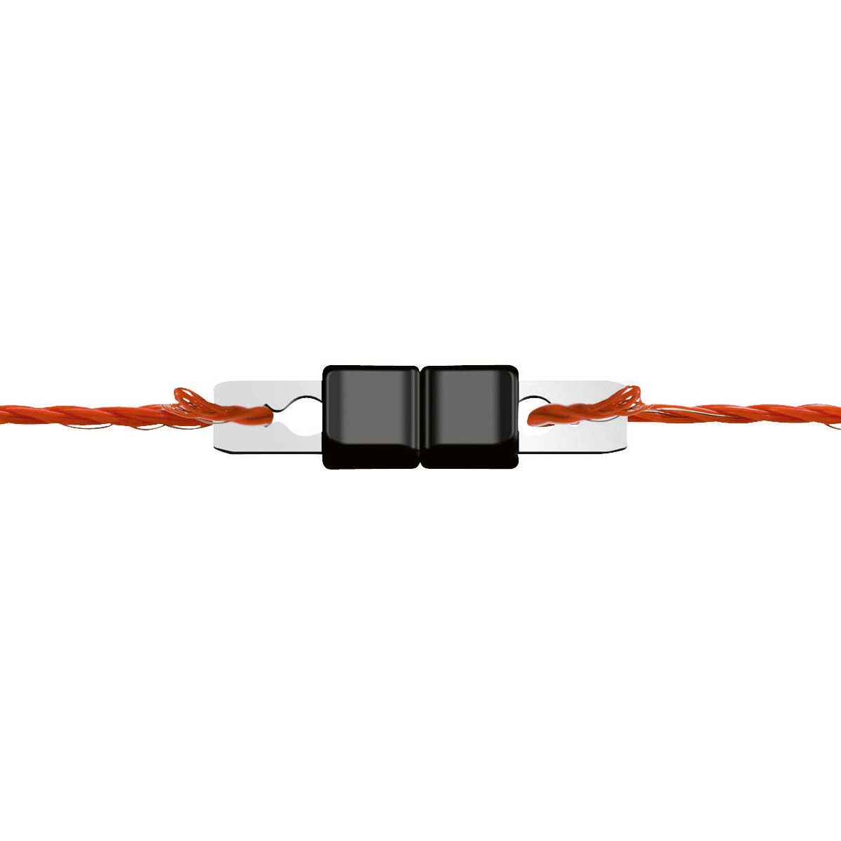 10x connecteurs "Litzclip®" AKO pour fils de clôture électrique de 3 mm inox