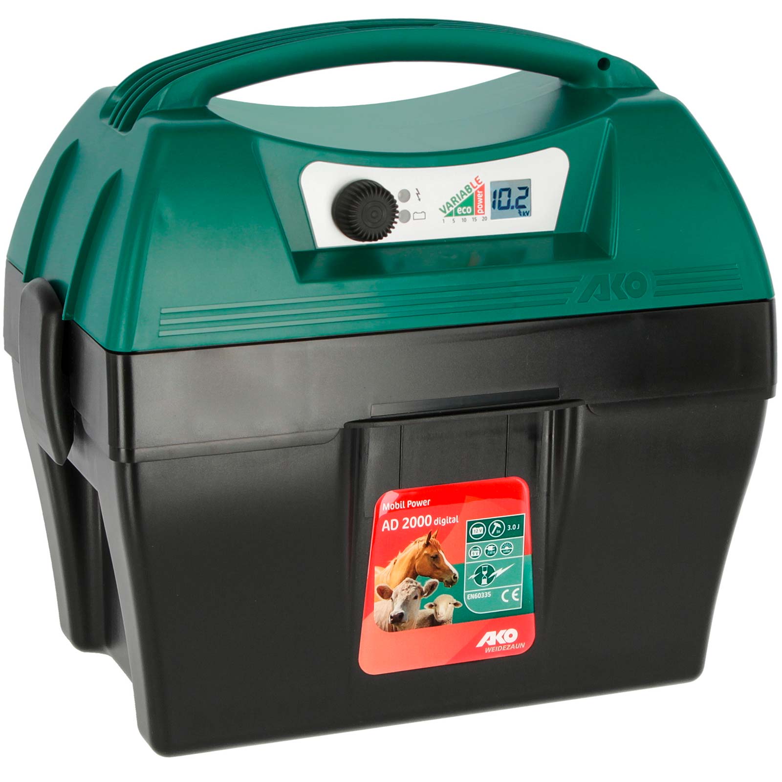 Electrificateur Duo 230v/12 v pour clôture des chevaux Electrificateur Duo 230v/12 v pour clôture des chevaux