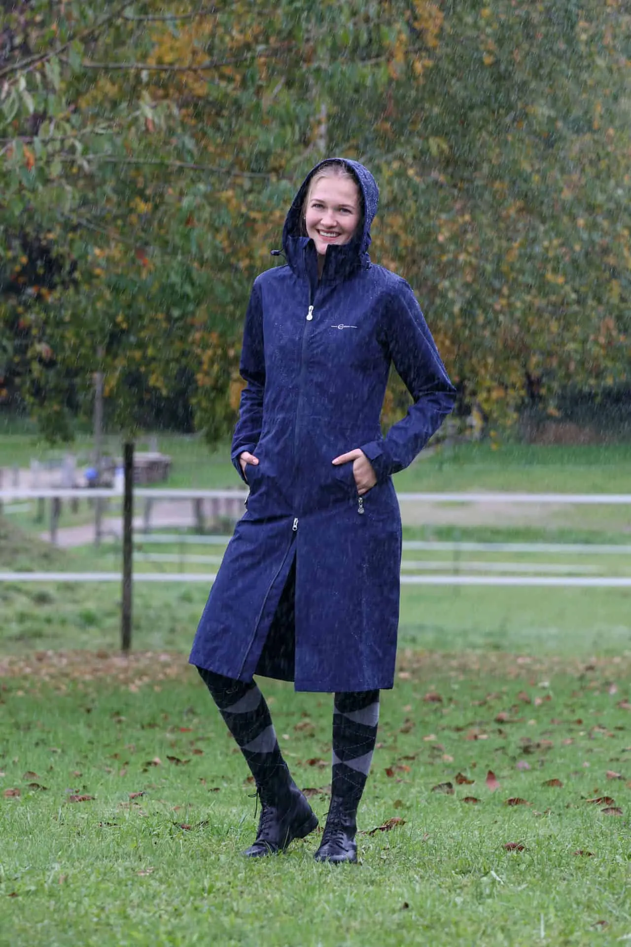 Covalliero Riding and Outdoor Coat, Ladies, navy, size L