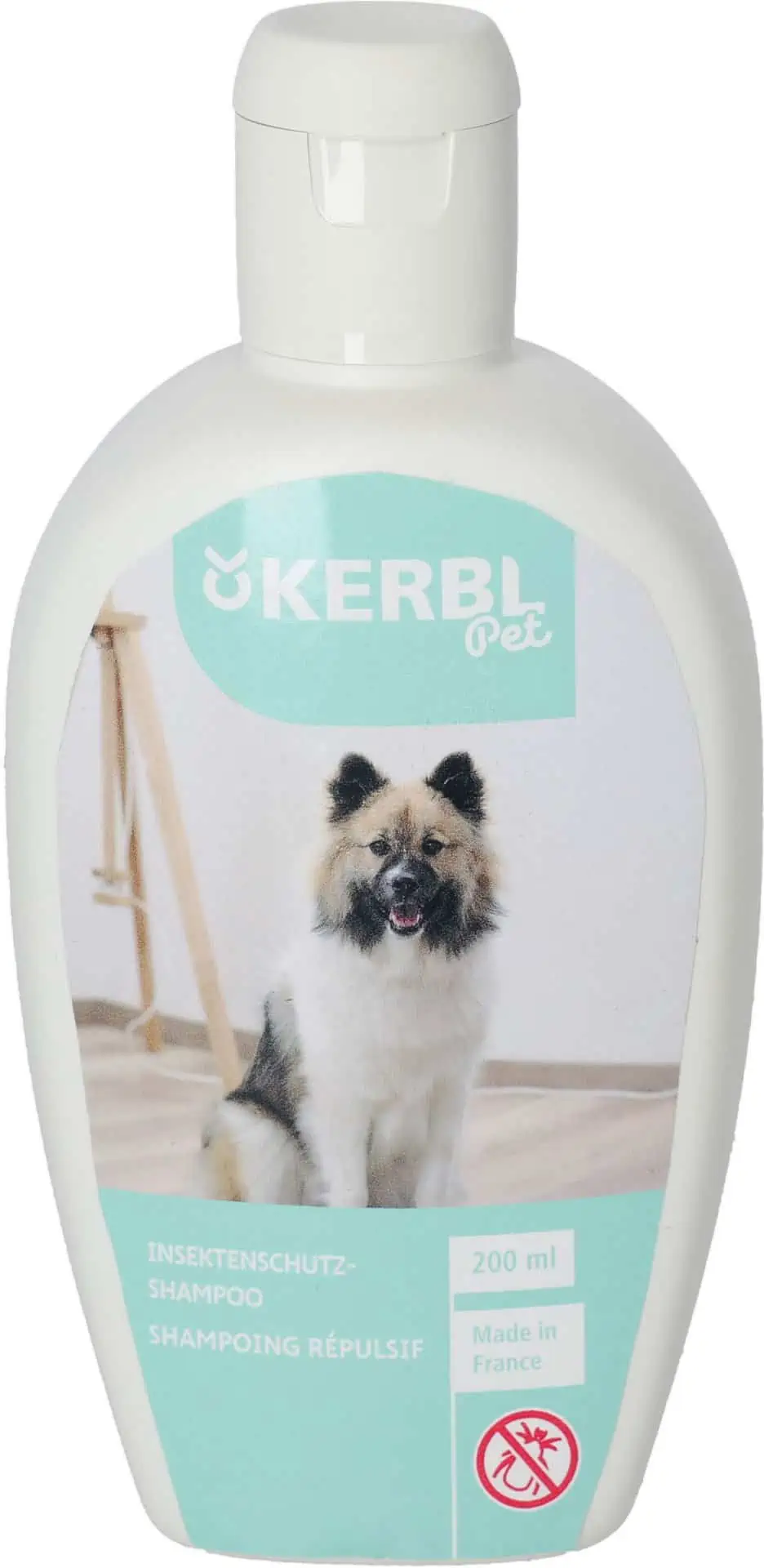 Shampooing anti-insectes pour chiens au parfum de framboise 200 ml
