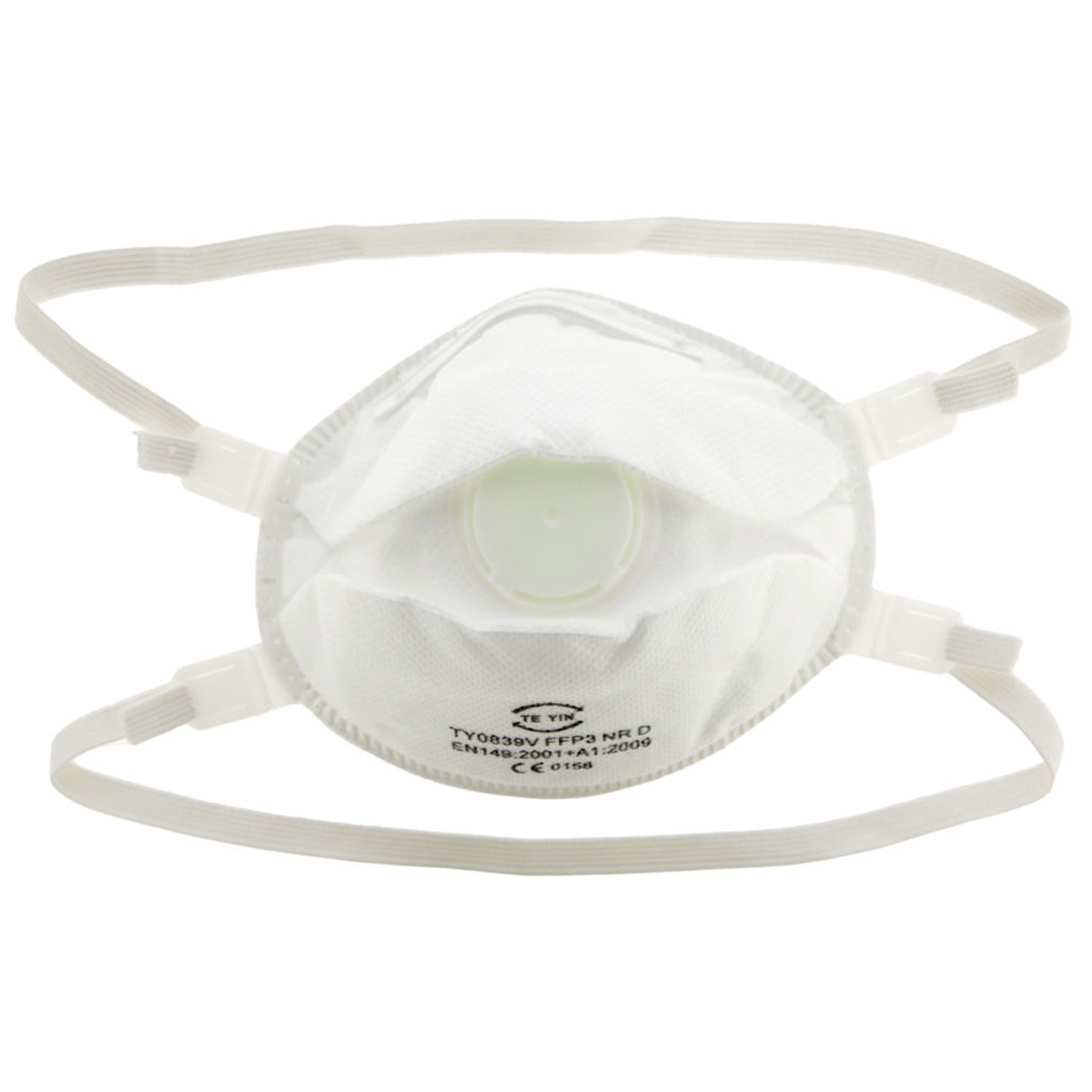 Masque anti-poussière fine FFP3 NR D avec valve 3 pièces