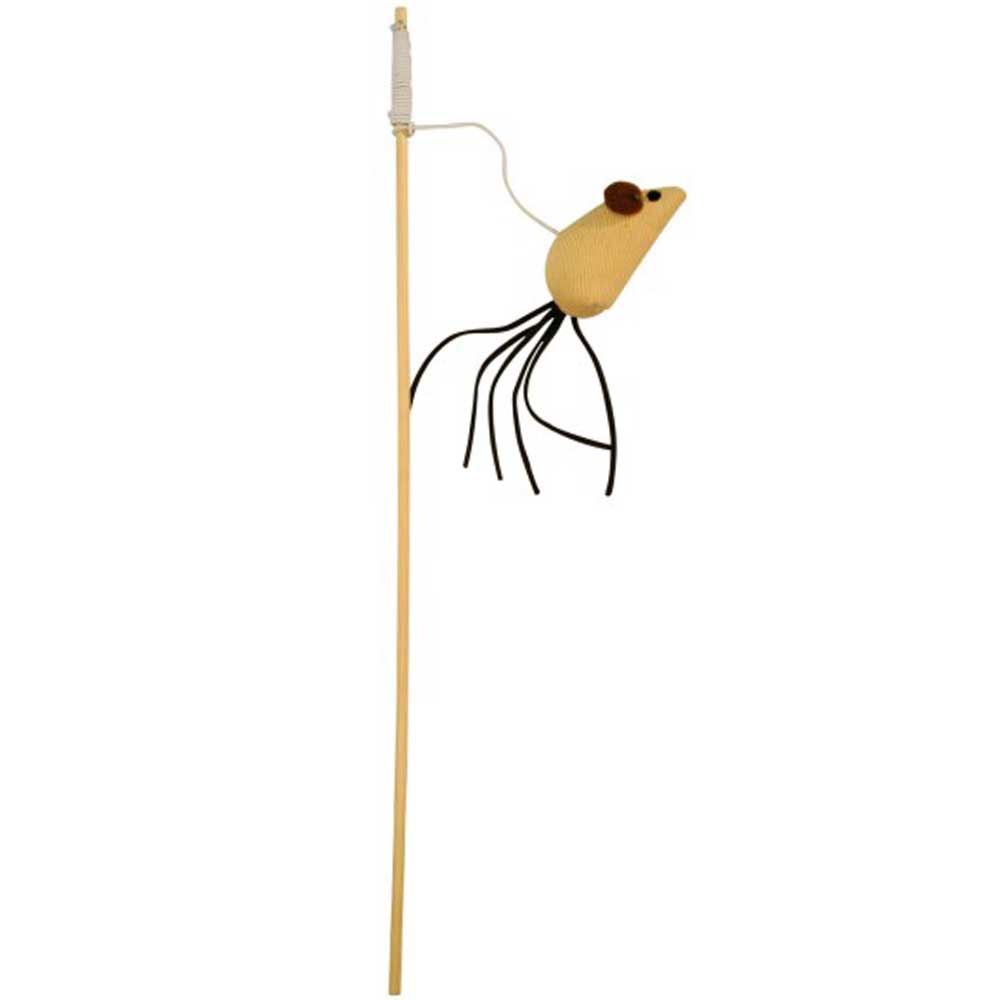 Kerbl Canne à pêche Souris nature 40 cm