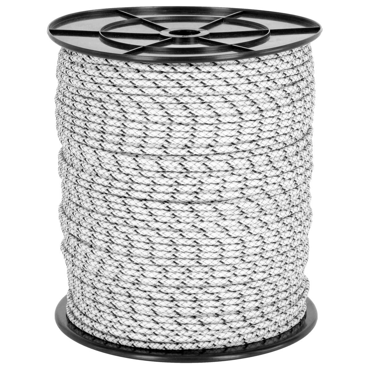 Corde de clôture électrique AKO TopLine Ultra 300m, Ø 5.5mm, 6x0.30 TriCOND, blanc / noir