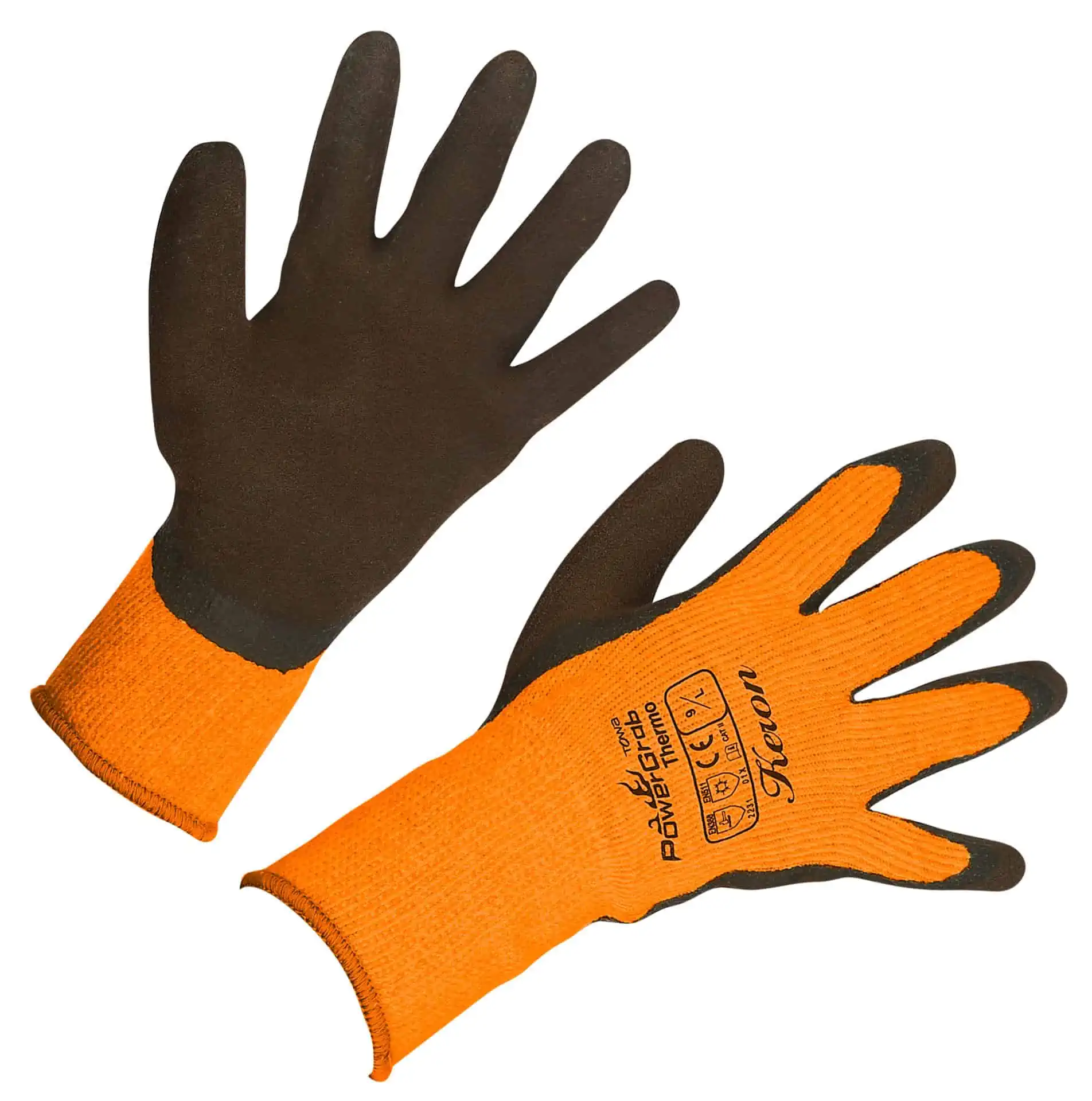 Winter glove PowerGrab Thermo orange