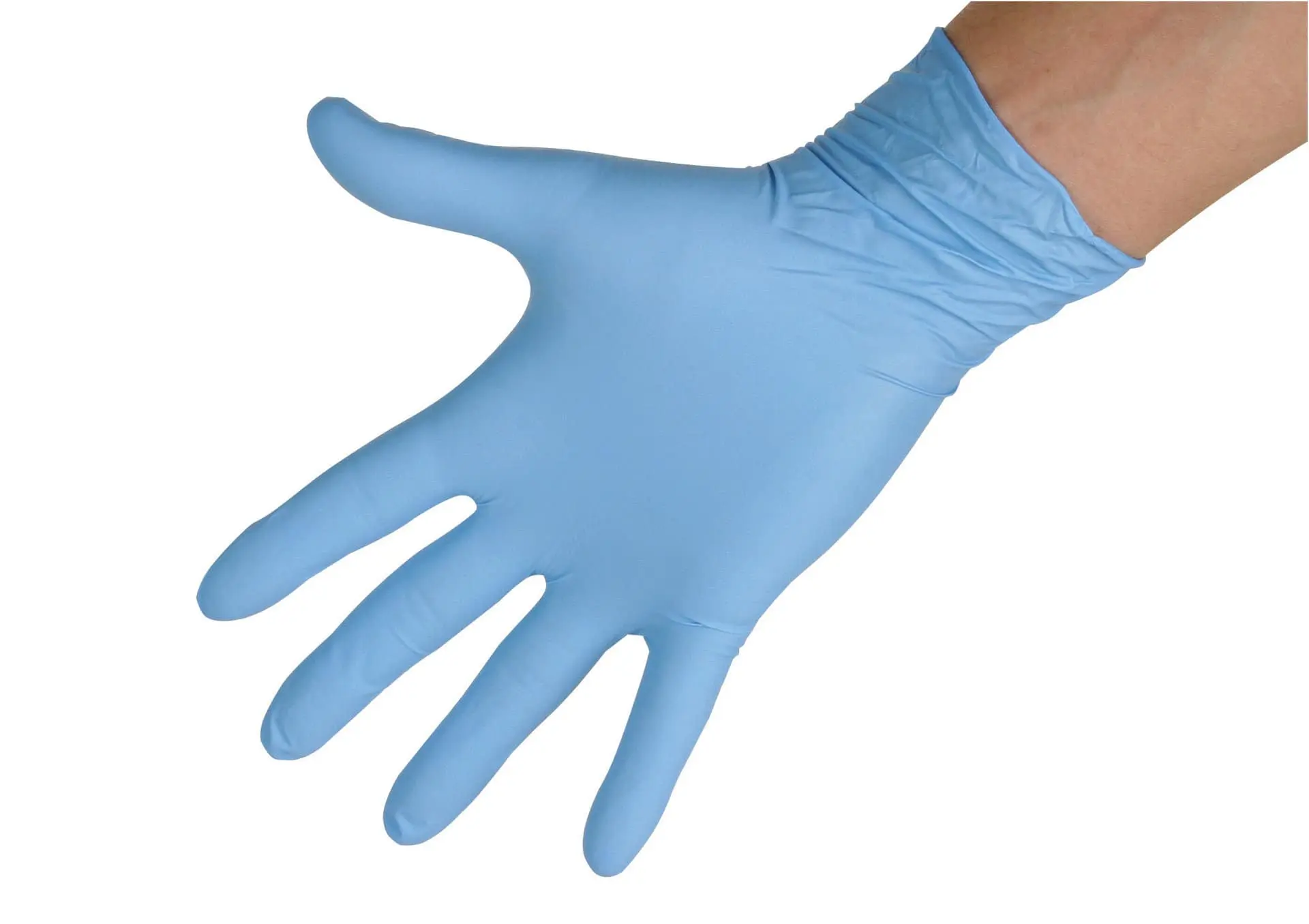 Nitrile disposable gloves blue 100 pcs.
