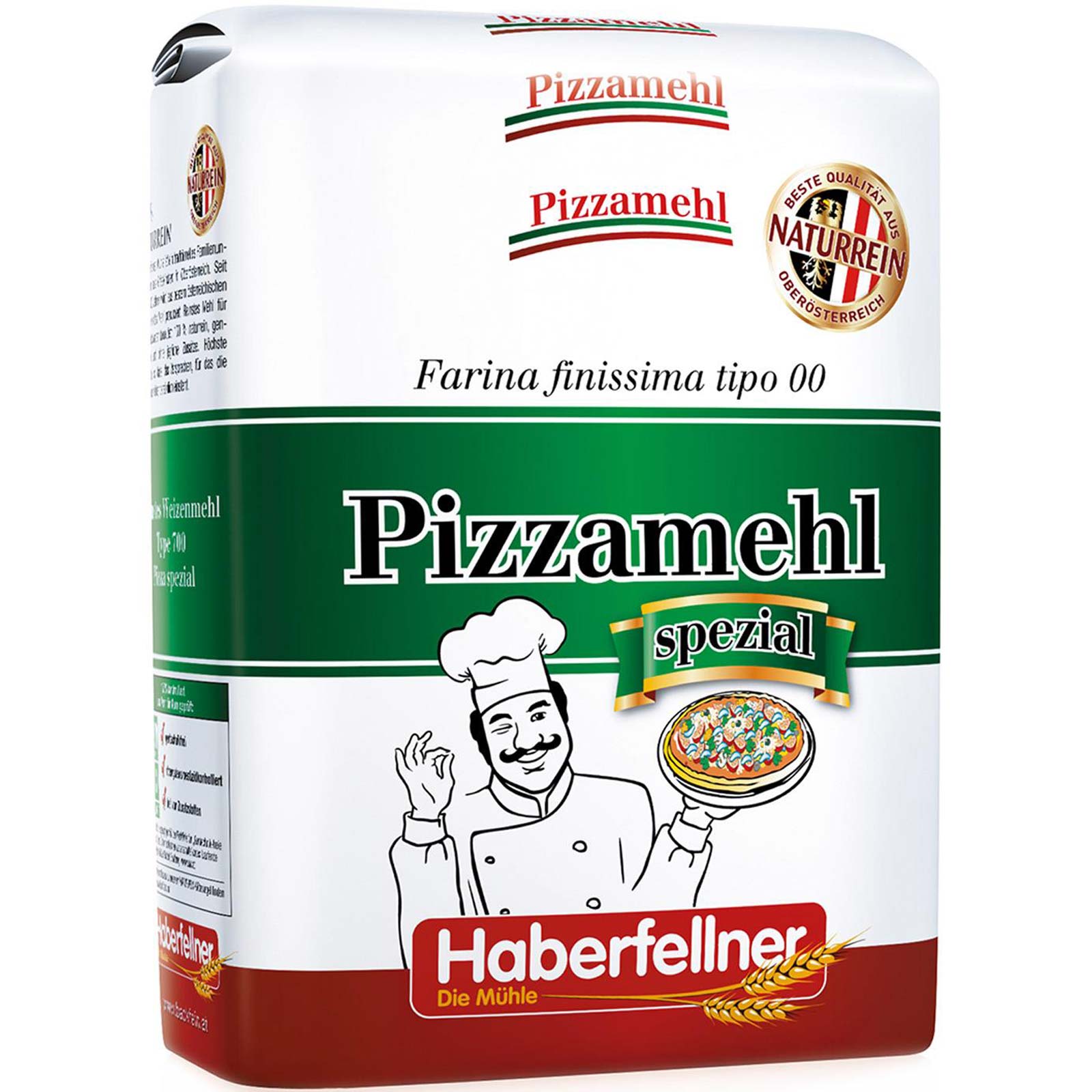 Farine extra fine pour pizza type 00 (FR 45 / AT W700 / DE 550) Haberfellner 1 kg