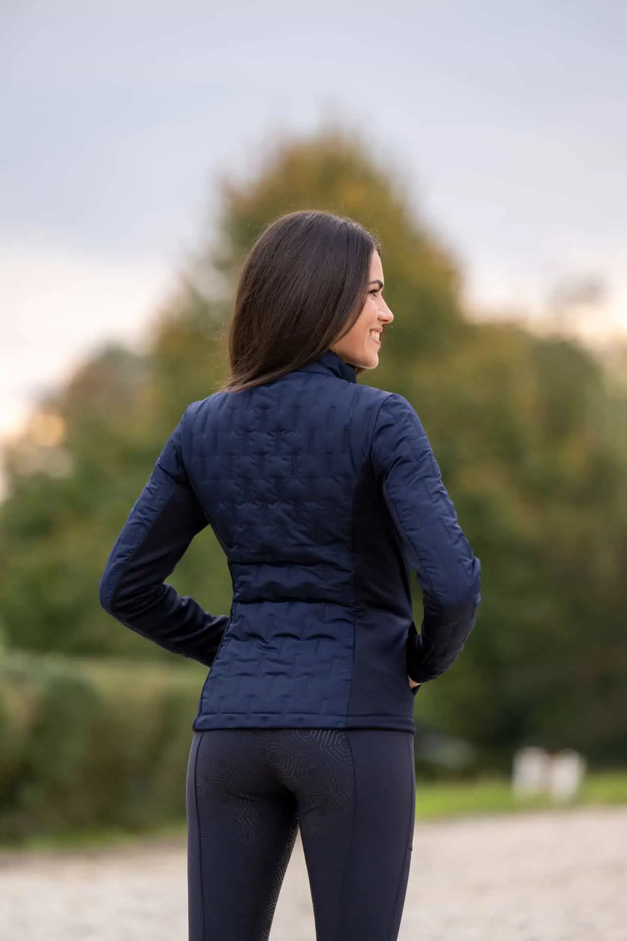 Hybrid Jacket Ladies, navy Size S