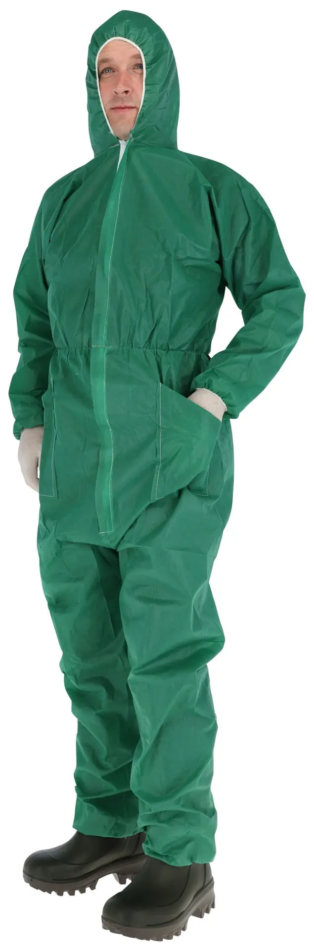 PP Disposable Overalls green