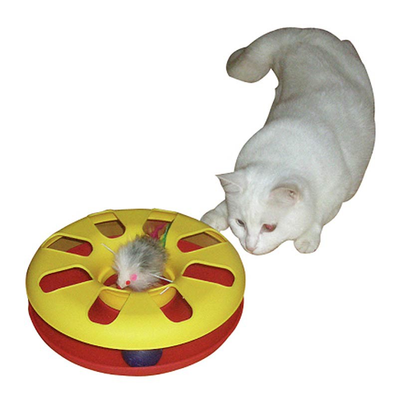 Kerbl Jouet pour chats racing wheel