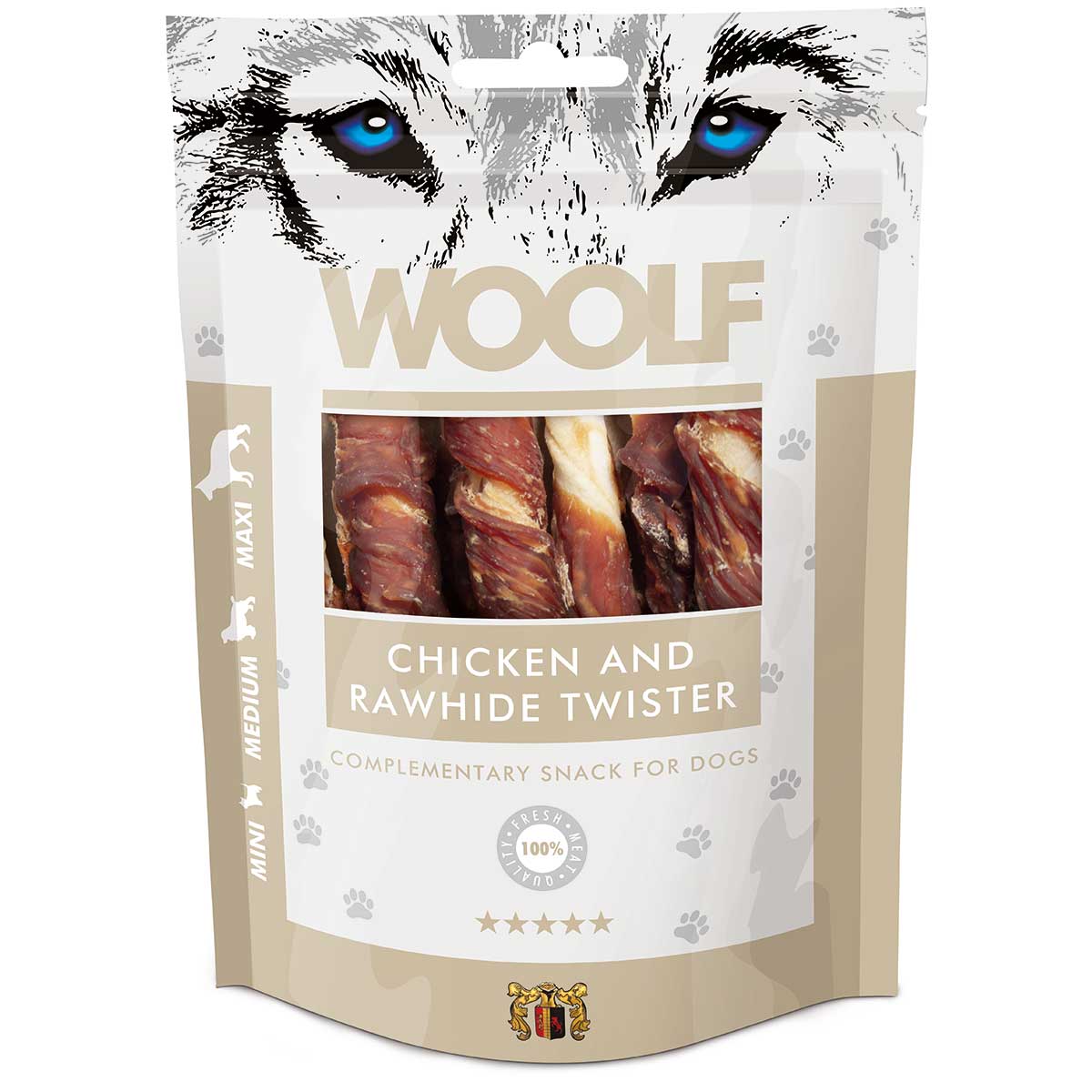 Woolf friandise pour chiens poulet Twister
