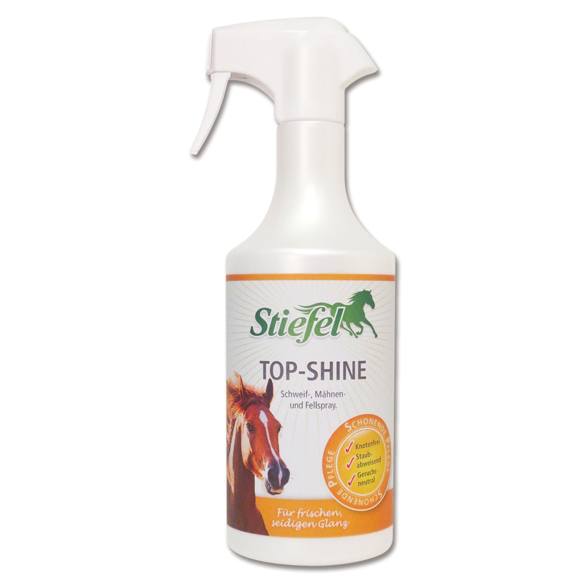 Stiefel Vaporisateur pour crinière et pelage TOP-SHINE, 750 ml