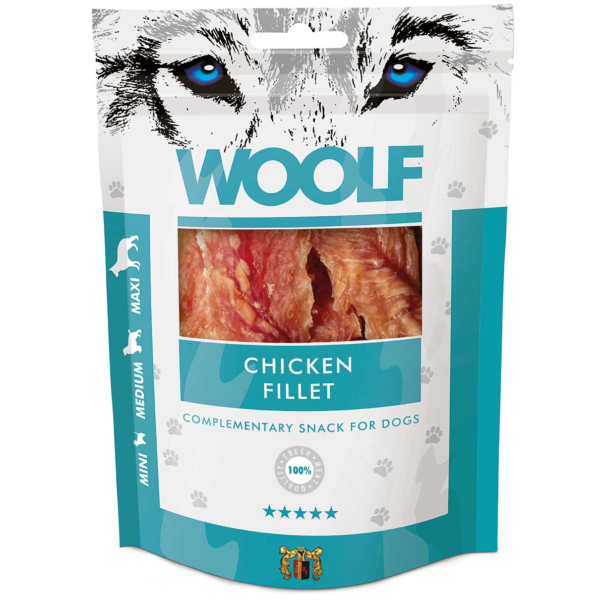 Woolf friandise pour chiens filet de poulet