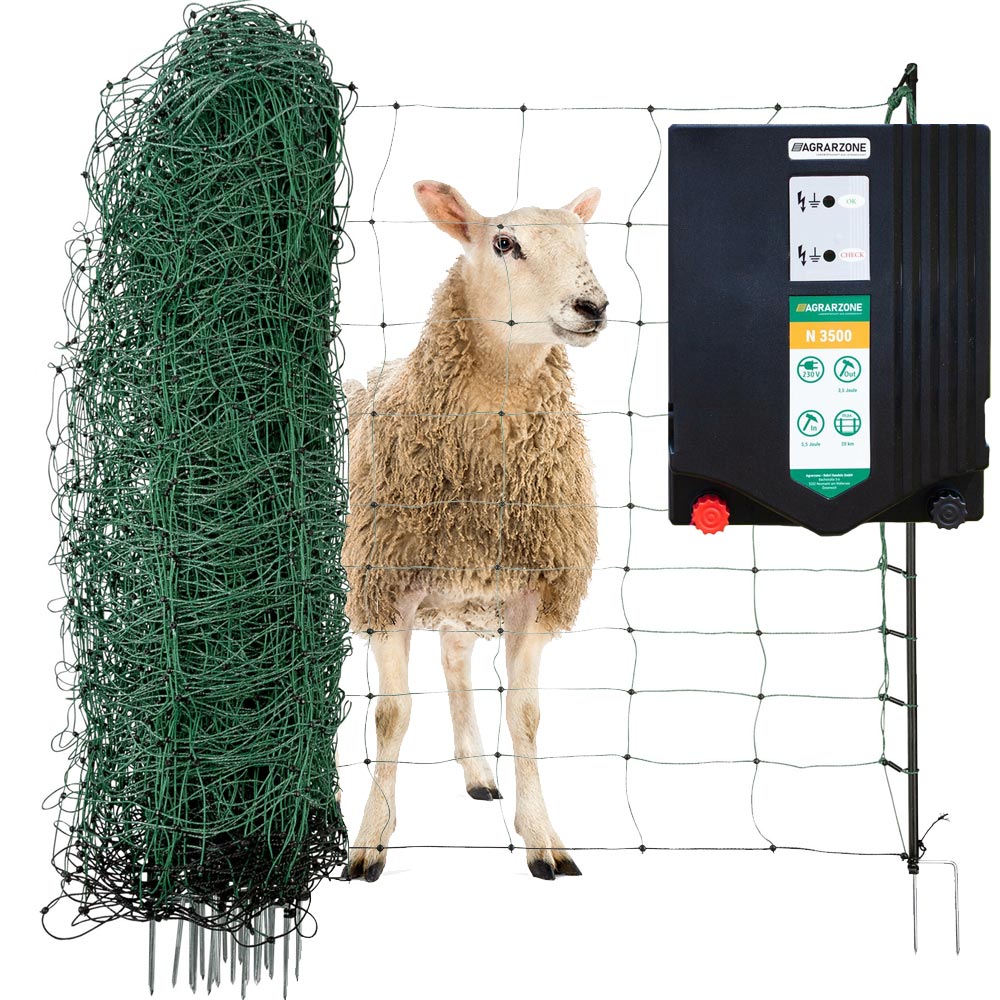 Kit cloture pour moutons avec électrificateur N3500
