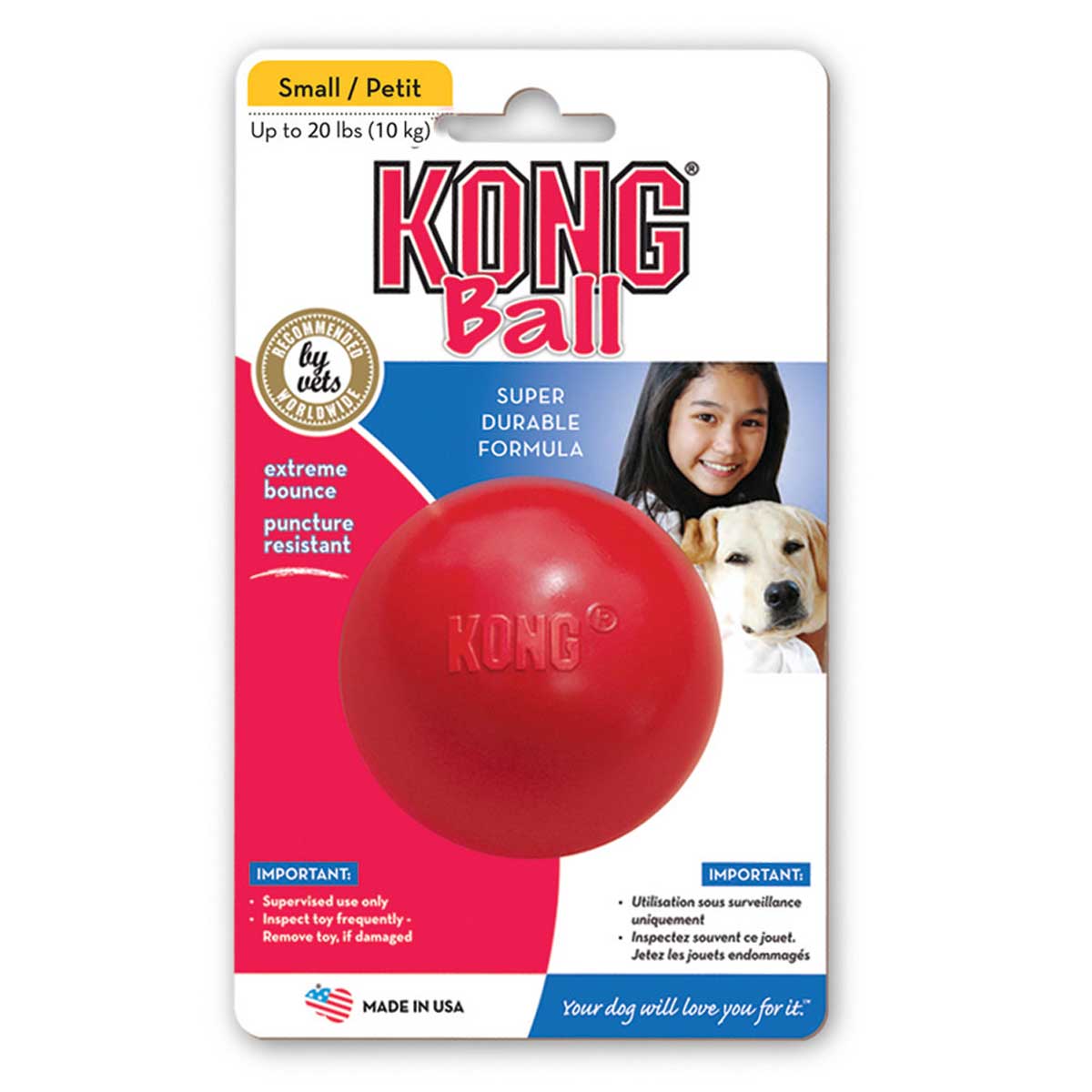 KONG balle jouet pour chien s