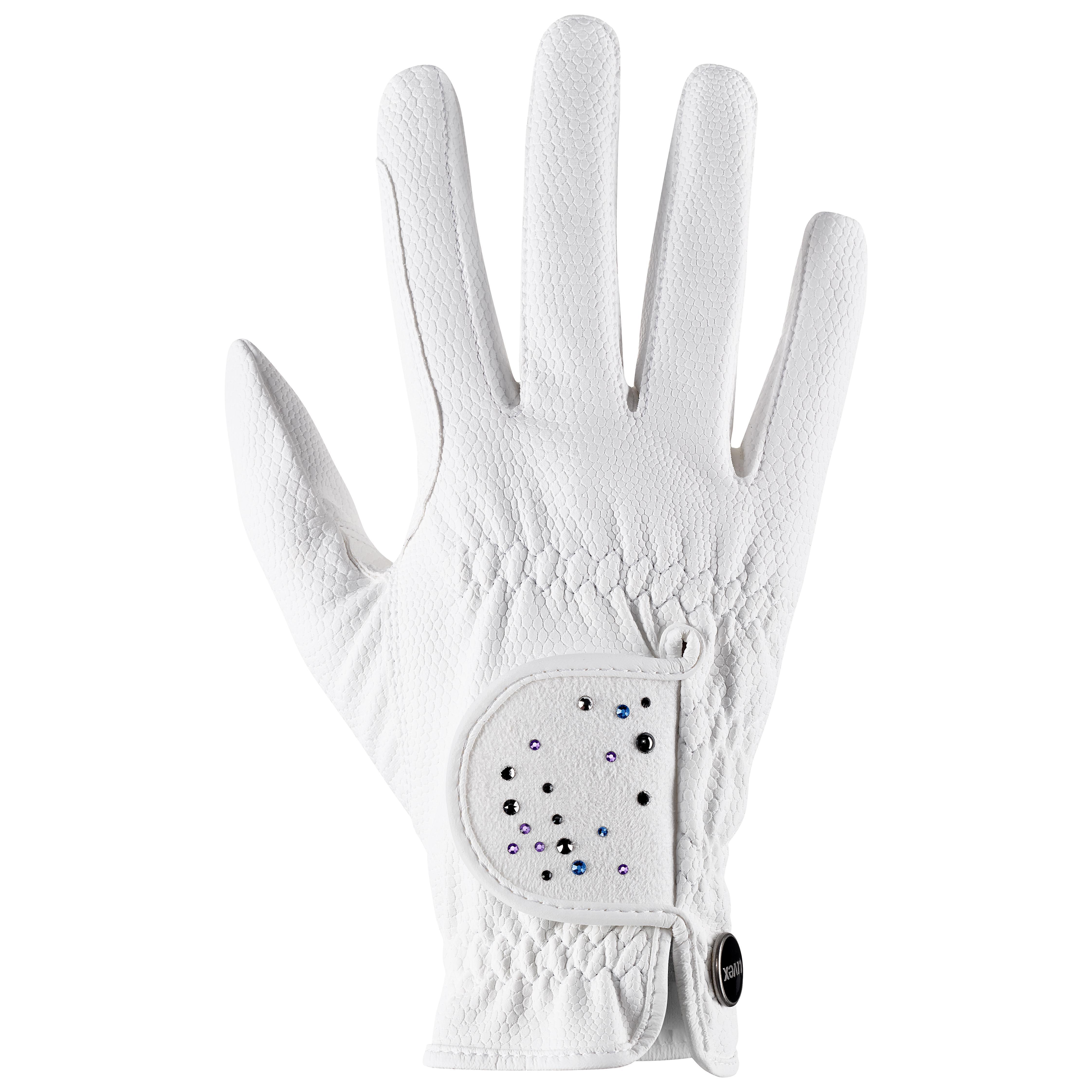 Gants d'équitation uvex sportstyle diamond white 8.5