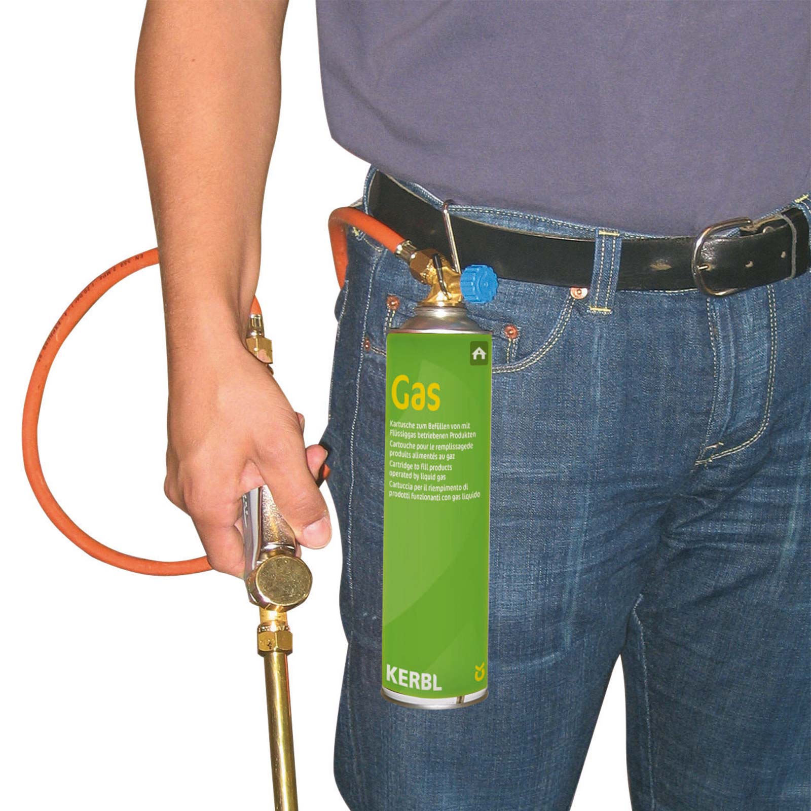 Epilateur de pis preventa avec connexion à une cartouche de gaz