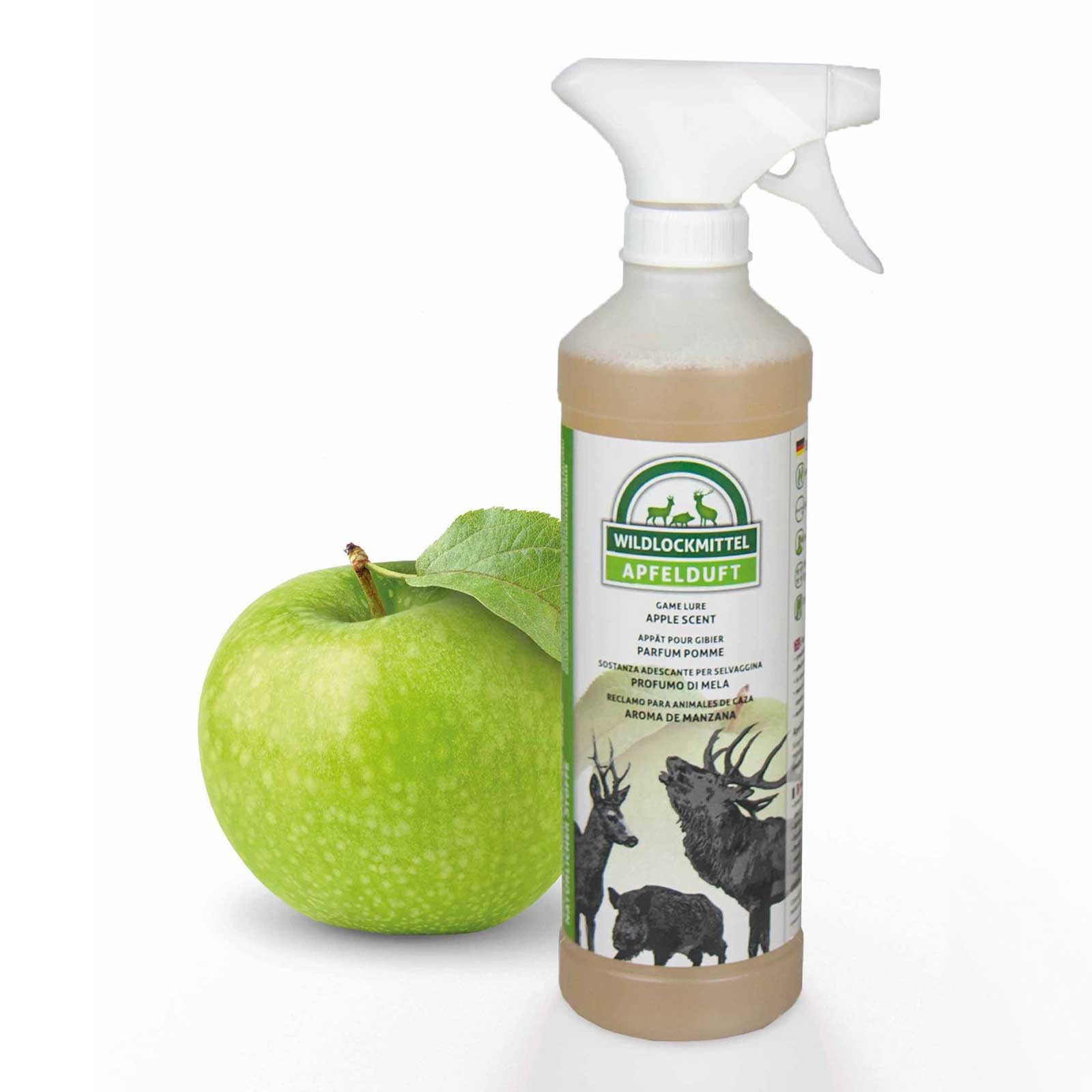 Spray attractif pour gibier 500ml - arôme pomme