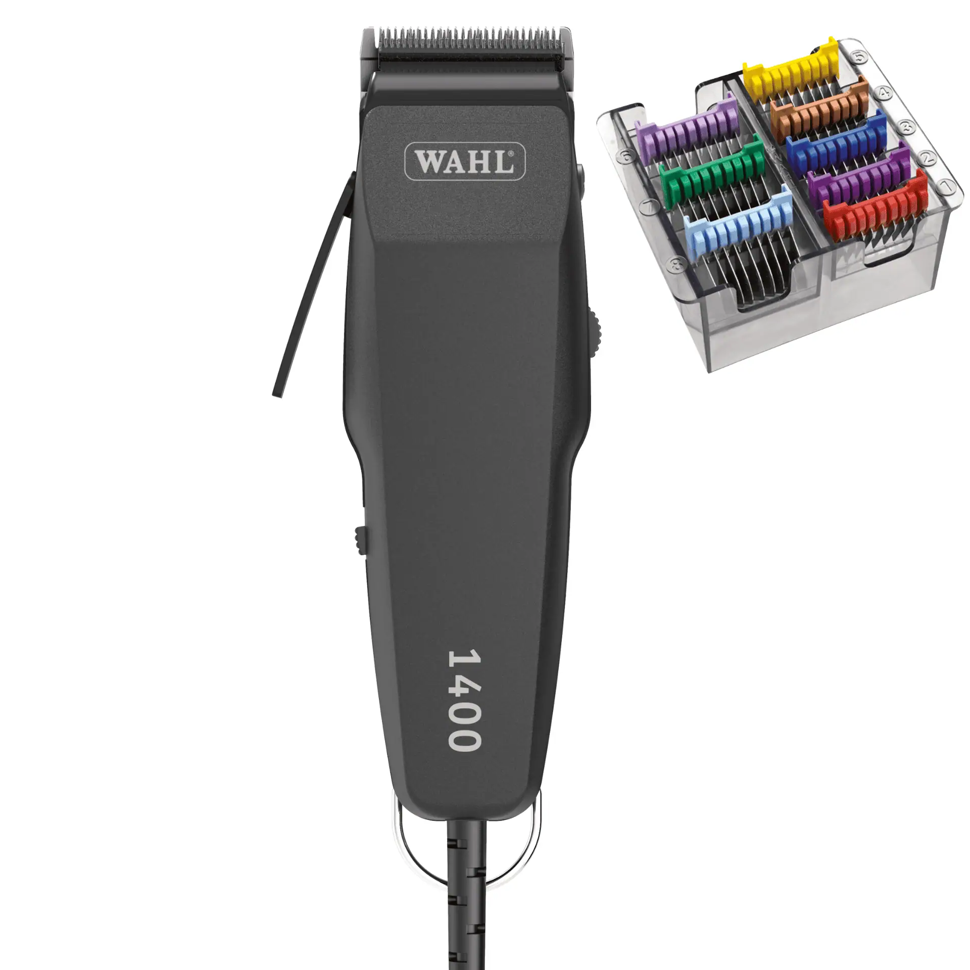 Tondeuse Wahl 1400 pour chiens avec jeu de 8 peignes