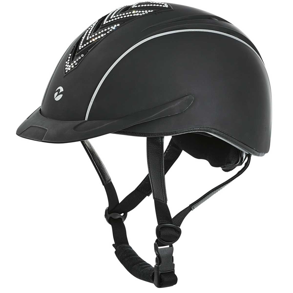 Casque d'équitation BUSSE Calais noir (crystal) S