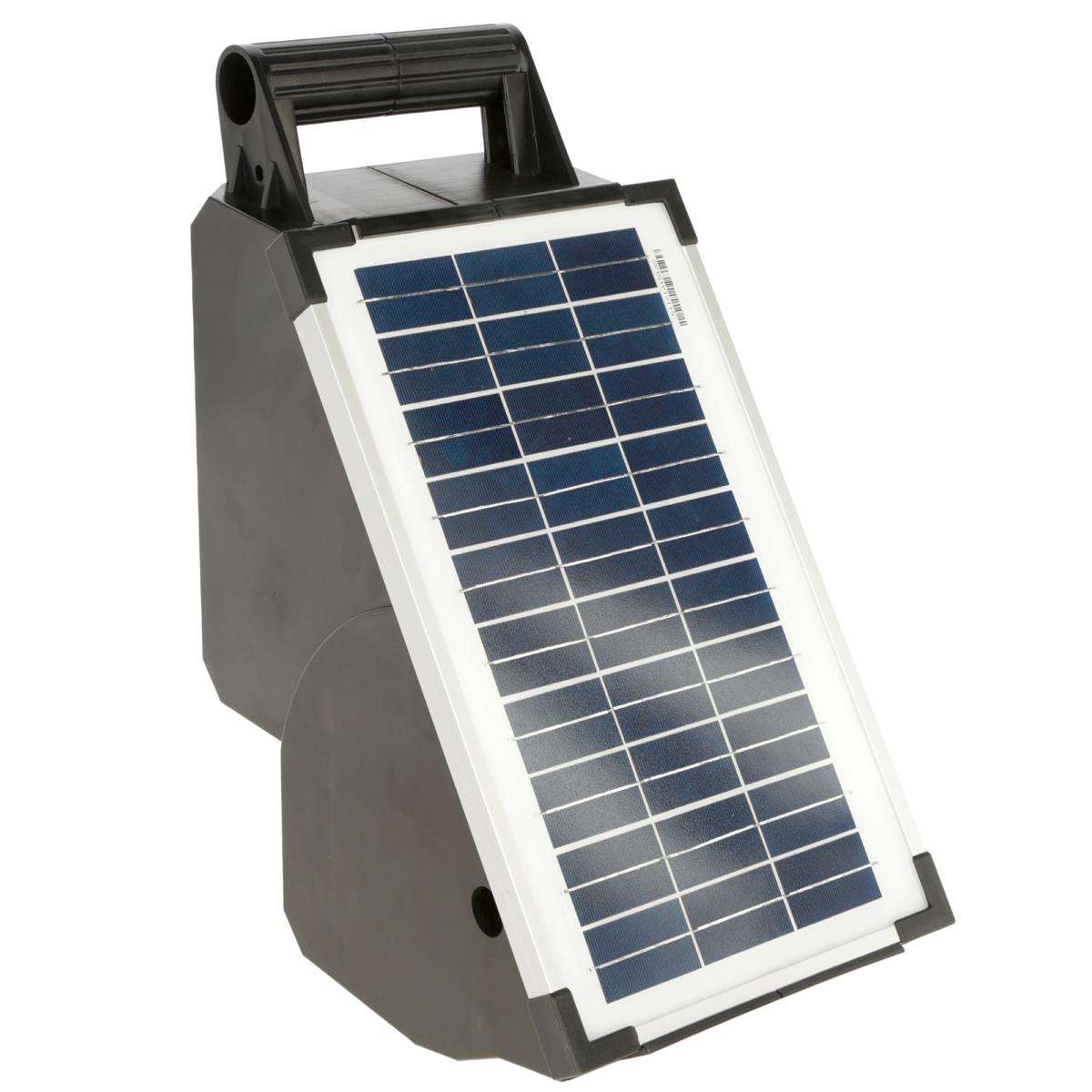 Kit solaire 12 W de VOSS.farming : boîtier antivol + électrificateur de clôture  électrique de 12 V GreenEnergy + accessoires
