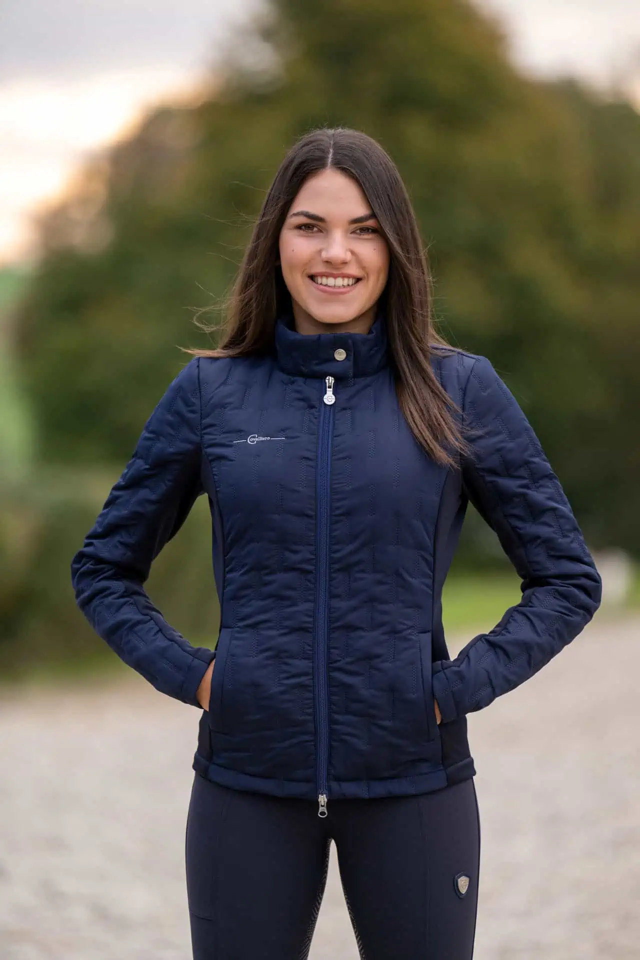 Hybrid Jacket Ladies, navy Size S