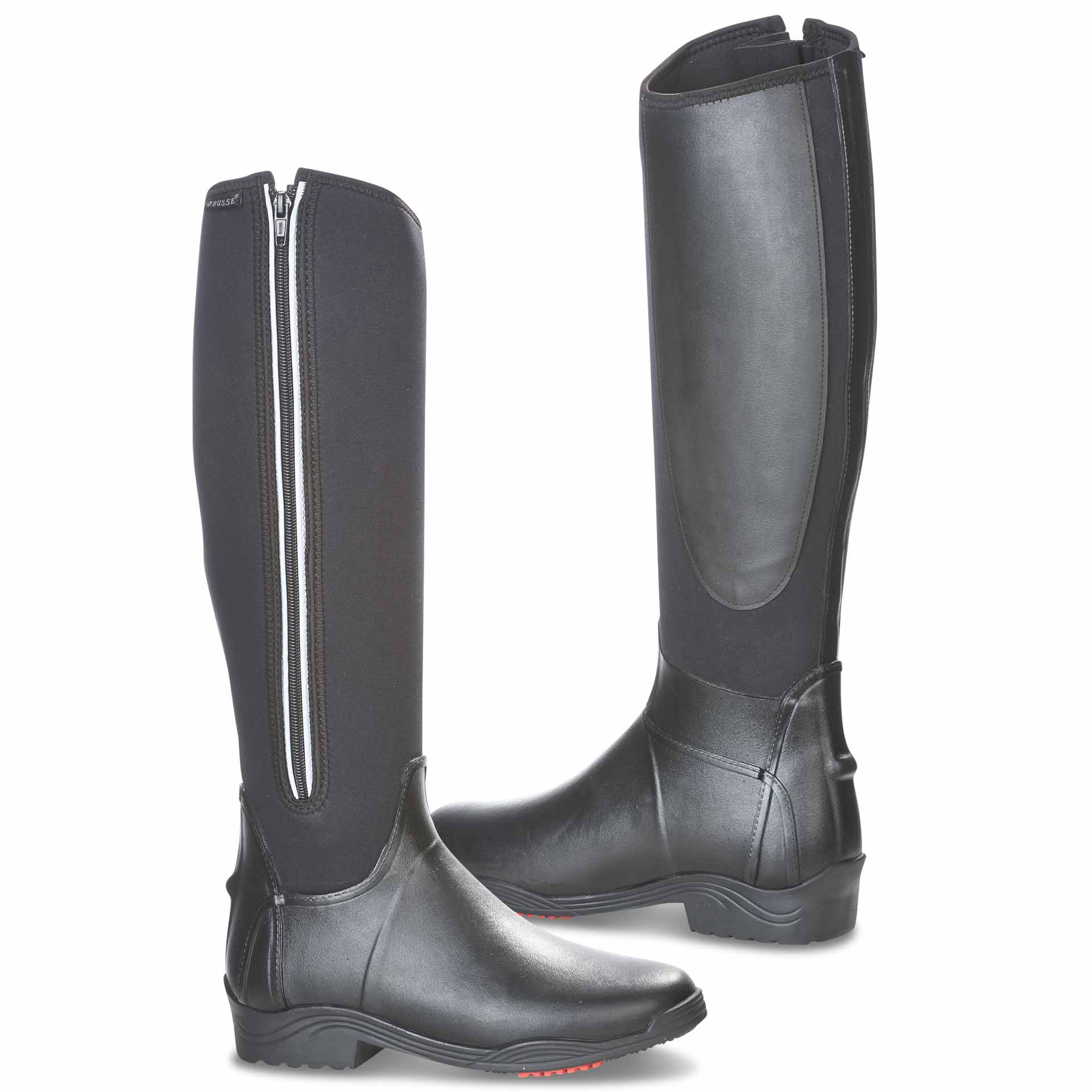 Boots d'équitation mud BUSSE CALGARY, noir