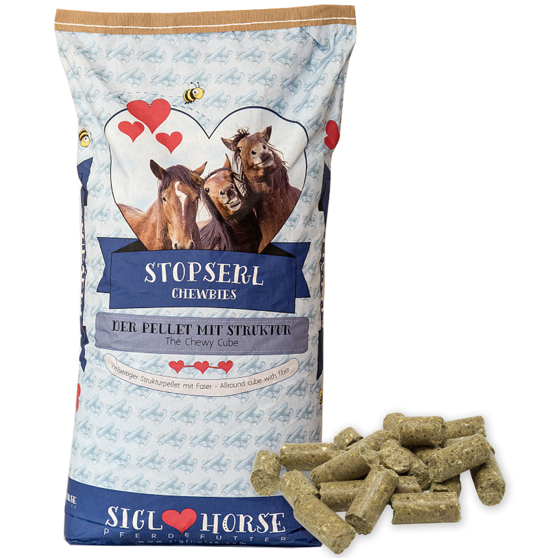 Siglhorse Pomme Stopserl, friandise pour chevaux 30 kg