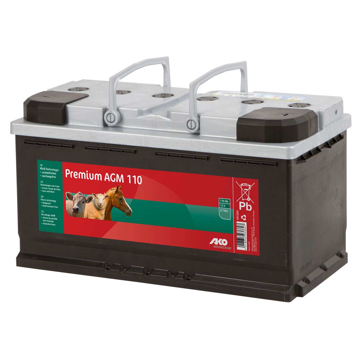 Batterie AGM pour électrificateur 12V 88-110Ah 110 Ah