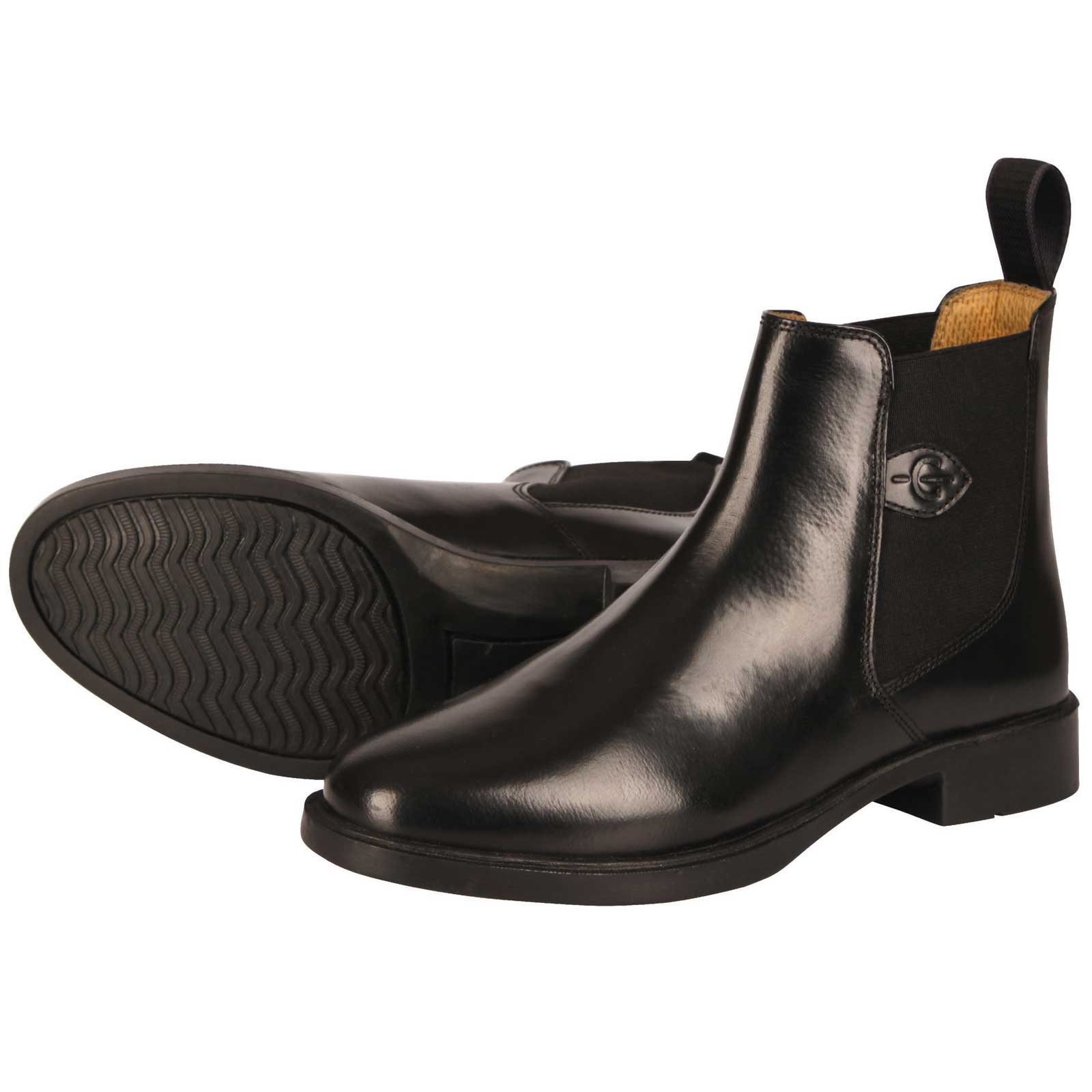 Bottes d'équitation Covalliero en cuir Classic noir 36