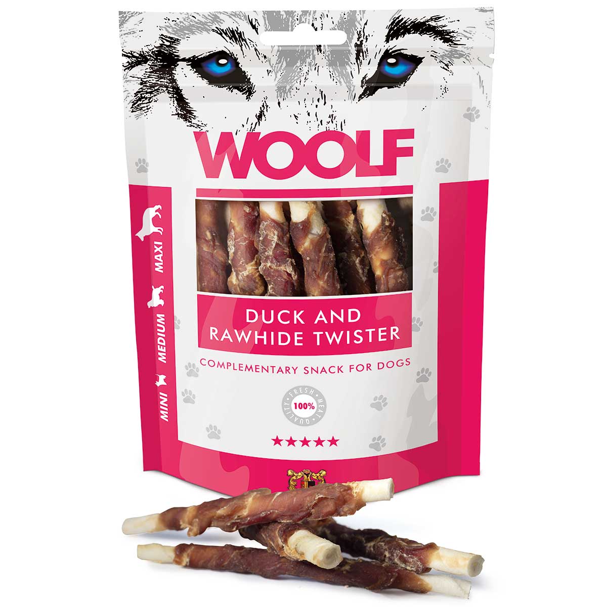 Woolf friandise pour chiens canard Twister
