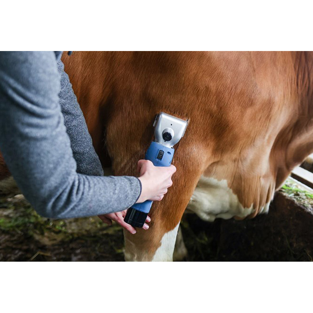 Tondeuse Clipster FarmClipper sans fil pour le bétail avec 2 batteries
