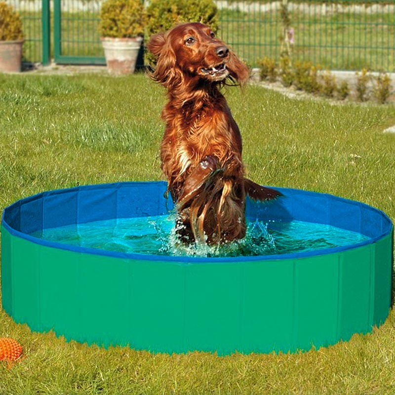 Karlie Piscine pour chiens doggy pool vert-bleu 120 cm