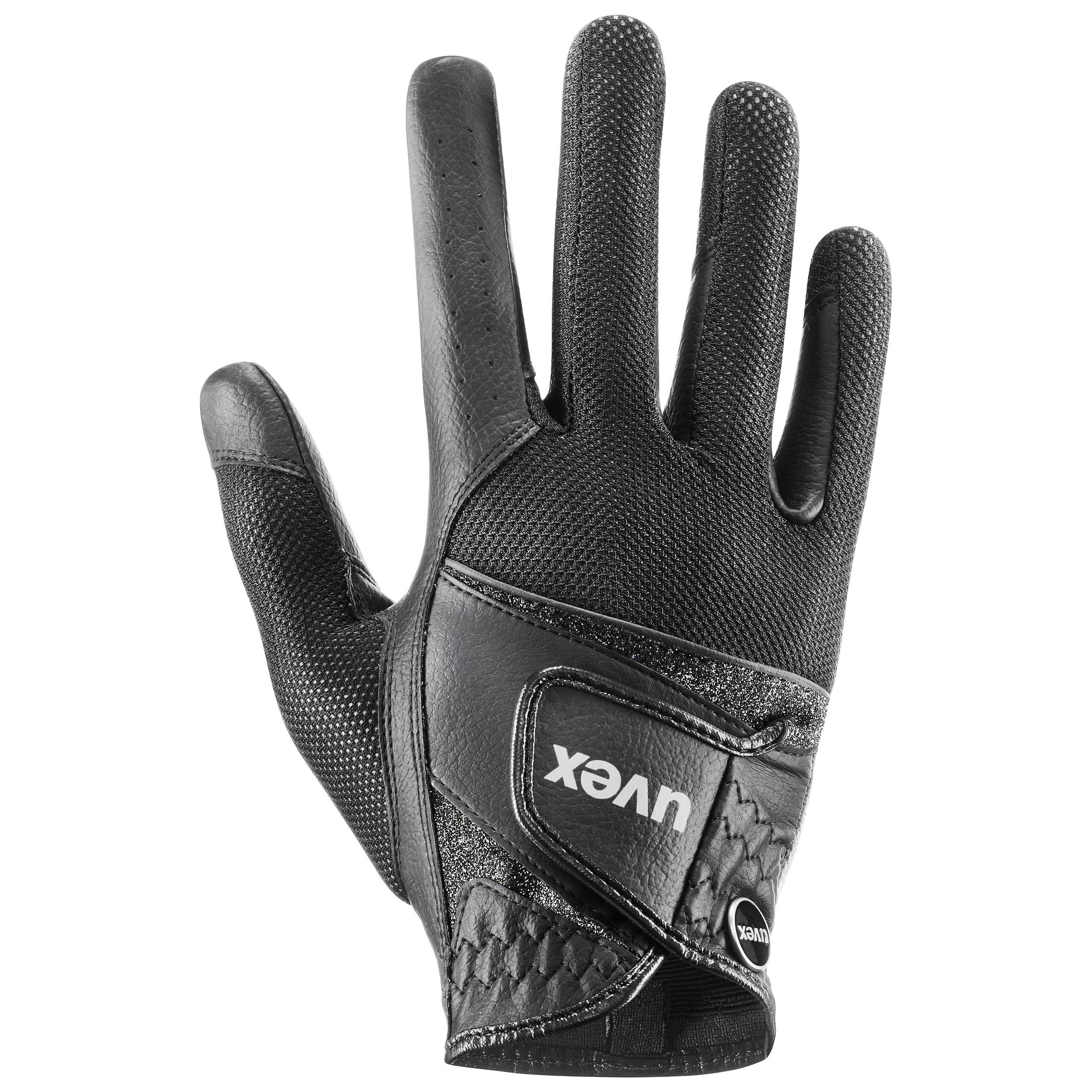 Gants d'équitation uvex sumair glamour black-black 6