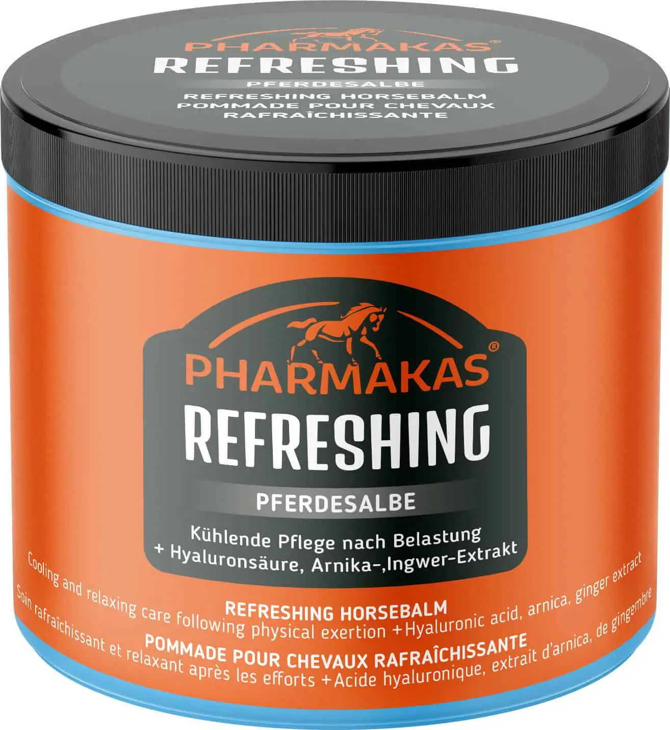 Pharmakas Refreshing Baume de massage en pommade pour chevaux 500 ml