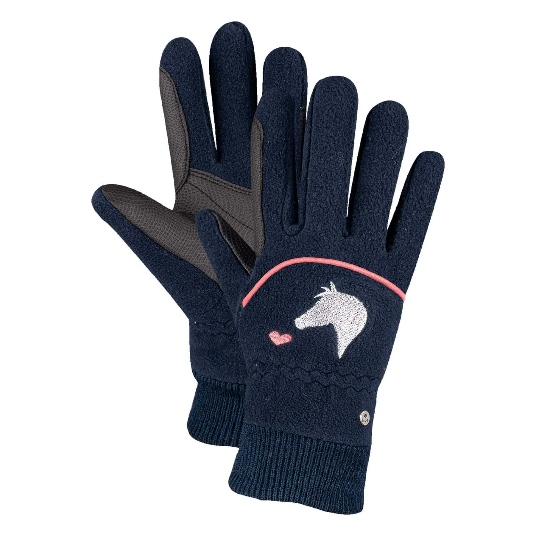 Gants d’équitation en polaire Lucky Giselle, pour enfants