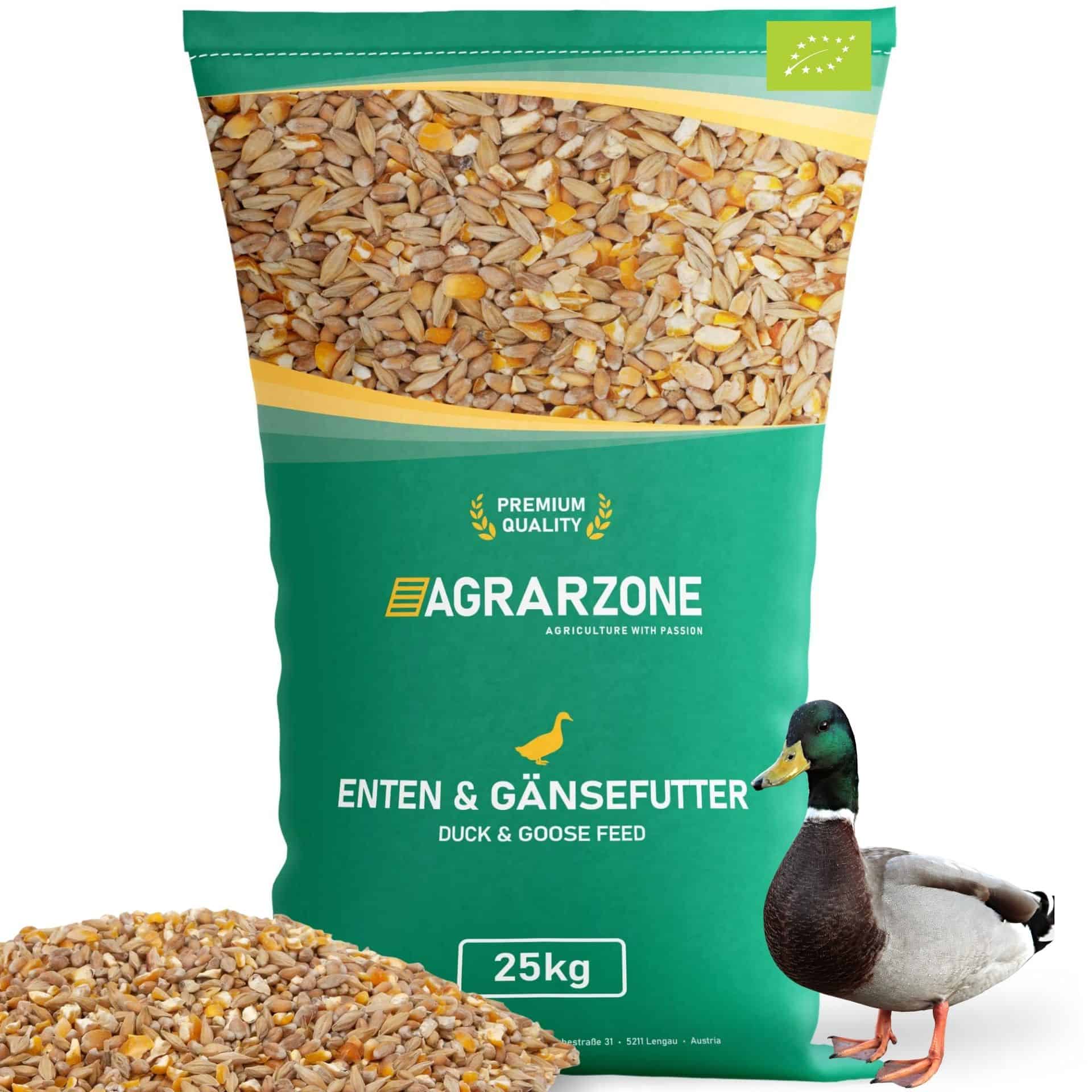 Aliment biologique pour canards et oies Agrarzone en grain 25 kg