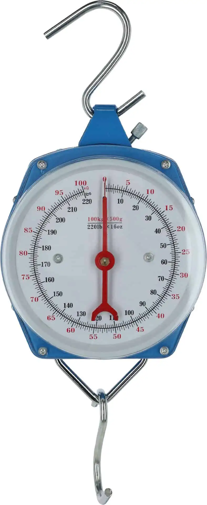 Susp. dial balance 100 kg colour blue