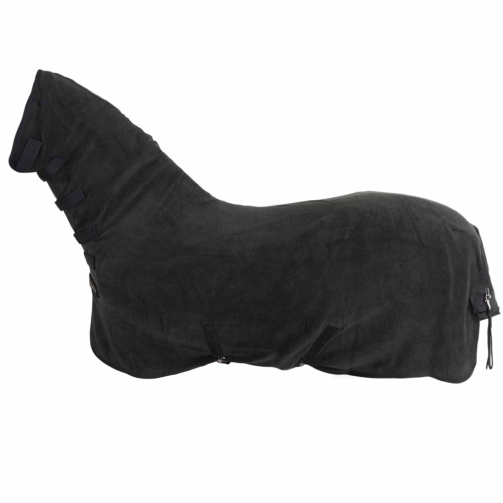 Couverture séchante cheval Back on Track avec couvre-cou Supreme noir 135