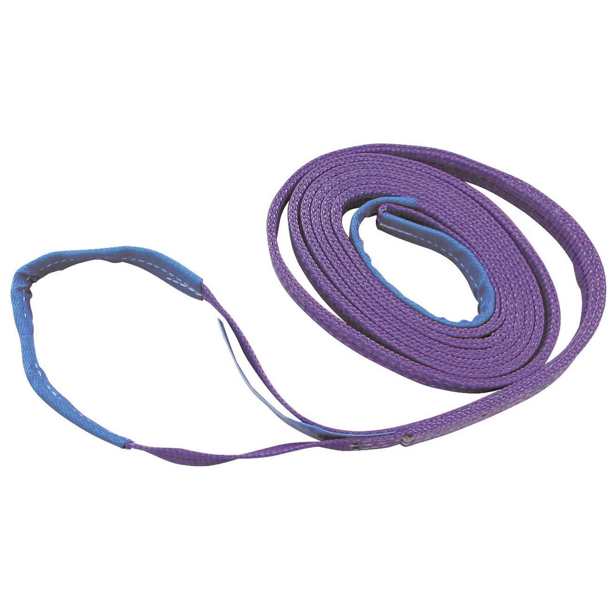 Sangle De Levage Double Couche Polyester - 3000 Kg, 8 M, Jaune, Norme DIN EN 1492-1