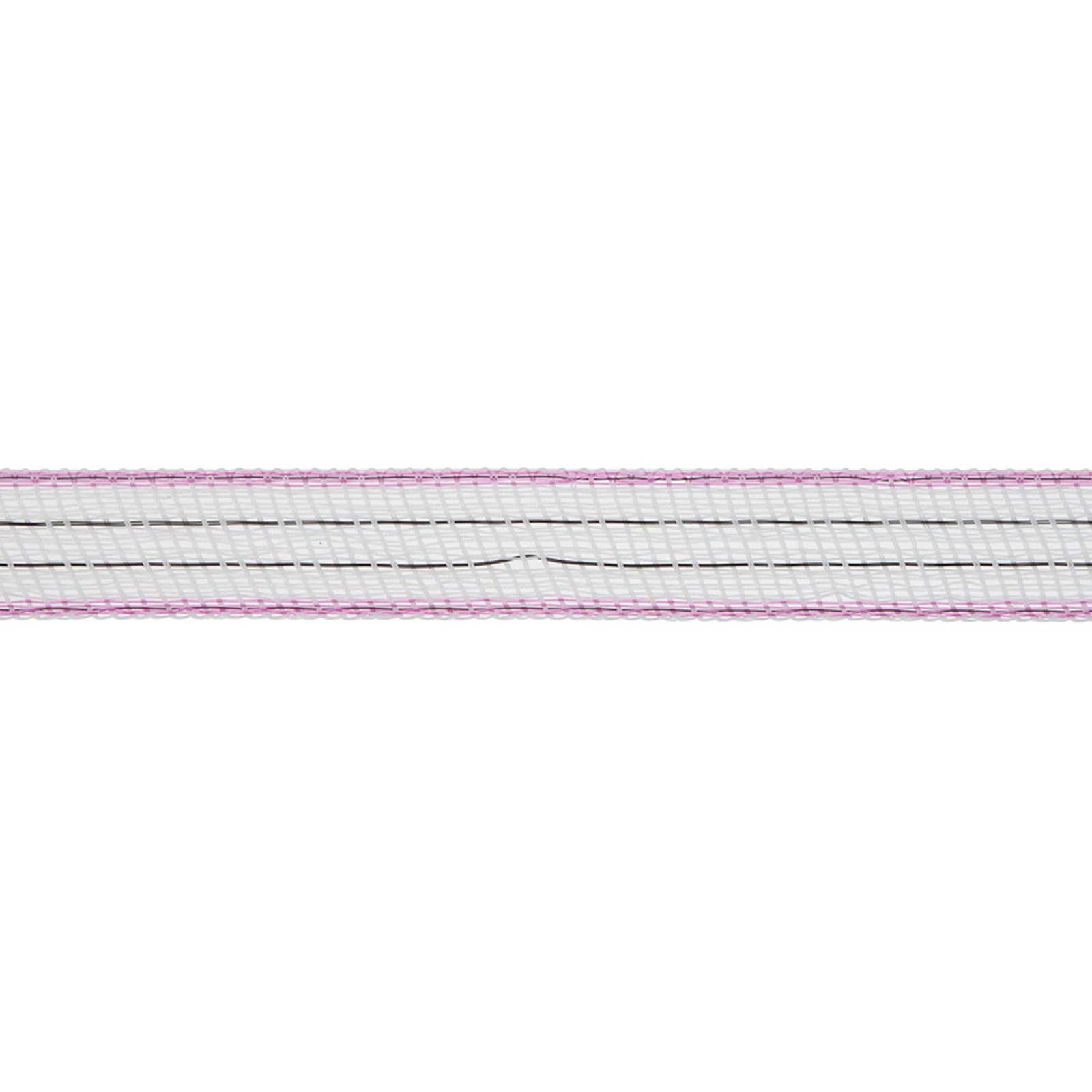 Ruban de clôture électrique AKO TopLine 200m, 20mm, 6x0.25 TriCOND, blanc / fuchsia
